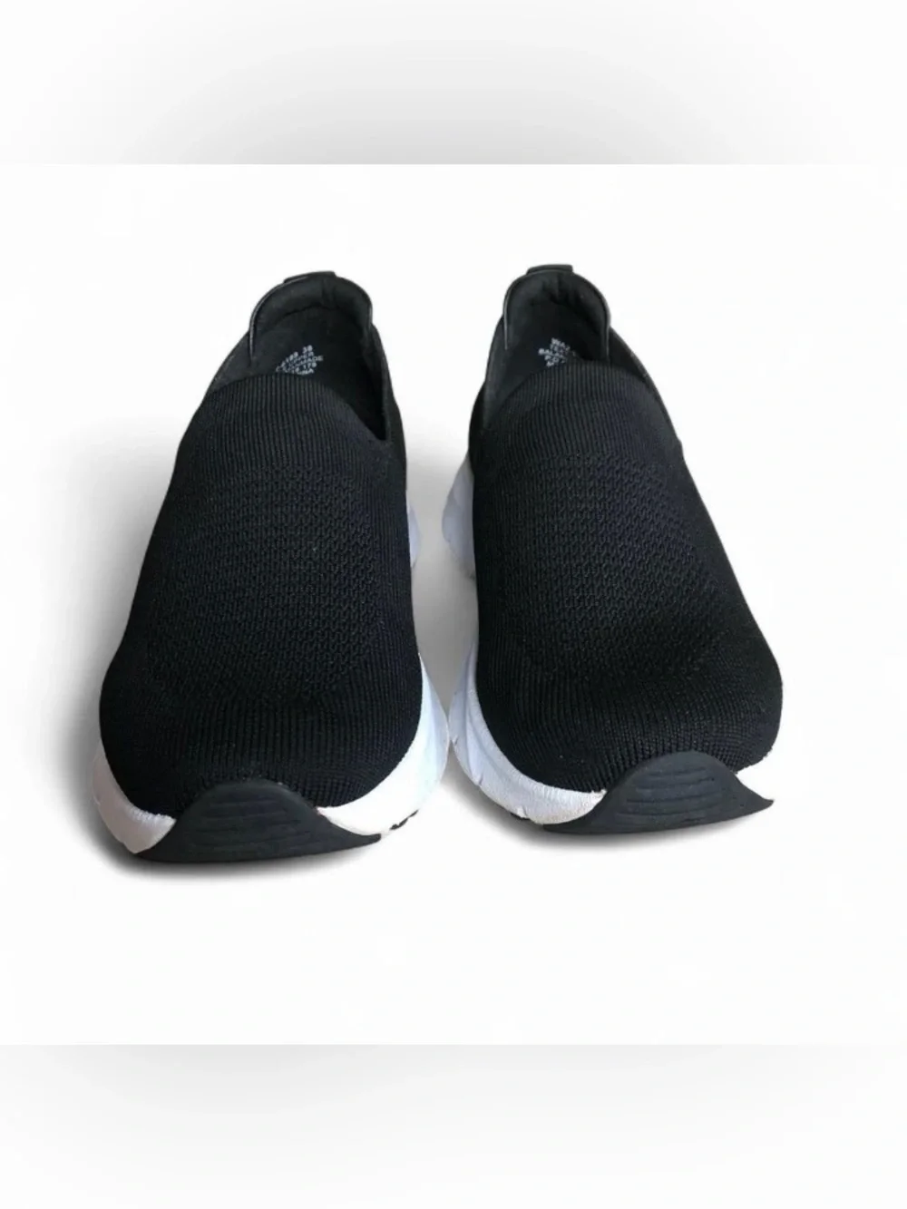 Alegría Slip-On Knit Walking Shoes for Women - Black 7.5 - 8